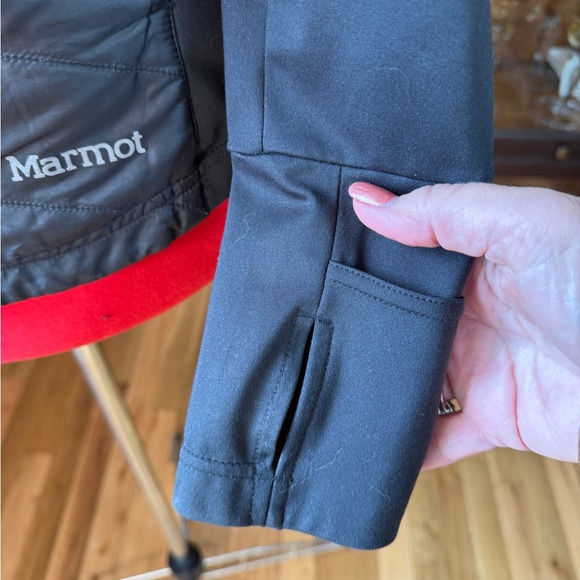 Marmot Women’s Black Hybrid Quilted Jacket Size M Insulated Full Zip Outdoor - Picture 3 of 7